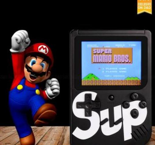Преносима игра с цветен дисплей Viva 400 в 1 - 8 Bit Classic Game, TV Out, Черна