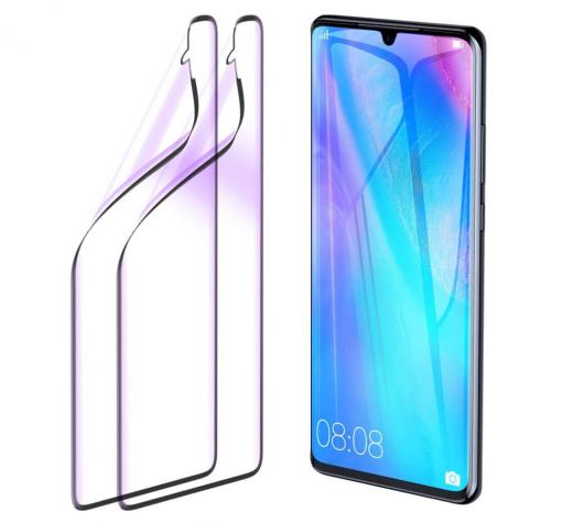 Baseus Full Screen Curved Anti-explosion Soft Protector Samsung S10 / Baseus удароустойчив извит скрийн протектор за Samsung S10 - черен / 2 PCS