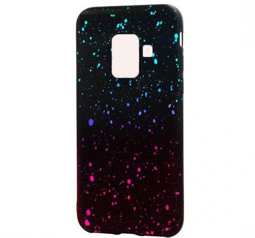 Луксозен силиконов калъф / гръб / TPU за Samsung S9 G960 - метеор / синьо с розово