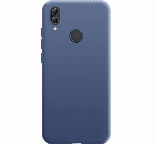 Луксозен силиконов калъф / гръб / Nano TPU за Huawei Y7 2019 - син