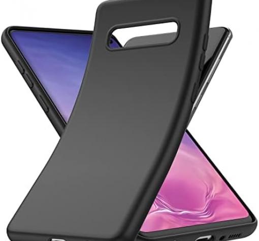 Луксозен силиконов калъф / гръб / ТПУ X-level за Samsung S10 Plus - черен
