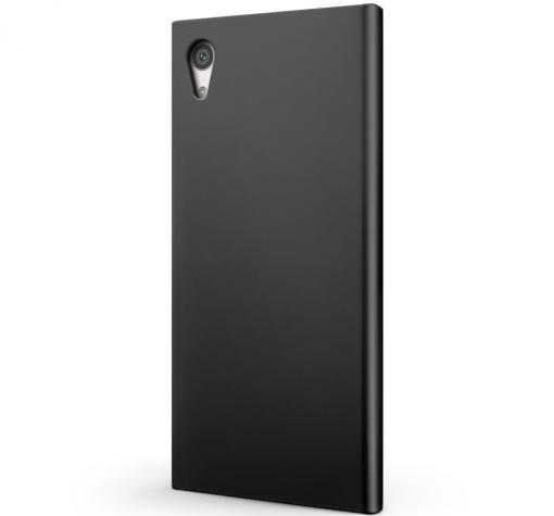 Силиконов калъф / гръб / TPU за Sony Xperia XA1 Ultra - черен / мат