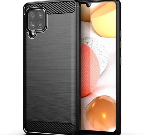 Силиконов калъф / гръб / TPU за Samsung A42 - черен / carbonСиликонов калъф / гръб / TPU за Samsung A42 - черен / carbon