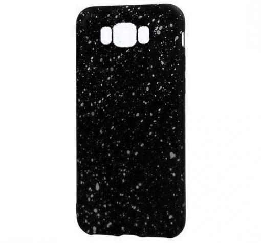 Луксозен силиконов калъф / гръб / TPU за Samsung S8 G950 - метеор / бяло