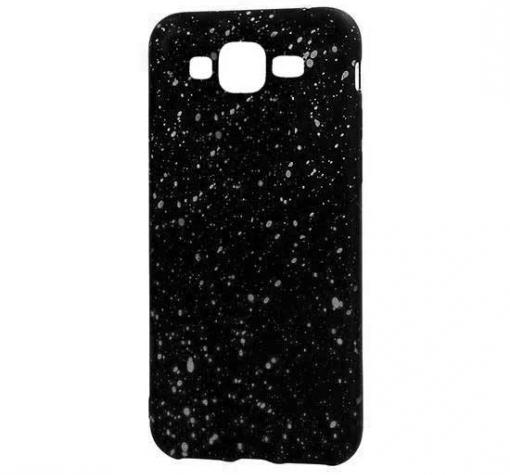 Луксозен силиконов калъф / гръб / TPU за Samsung J3 / J3 2016 J320 - метеор / бяло