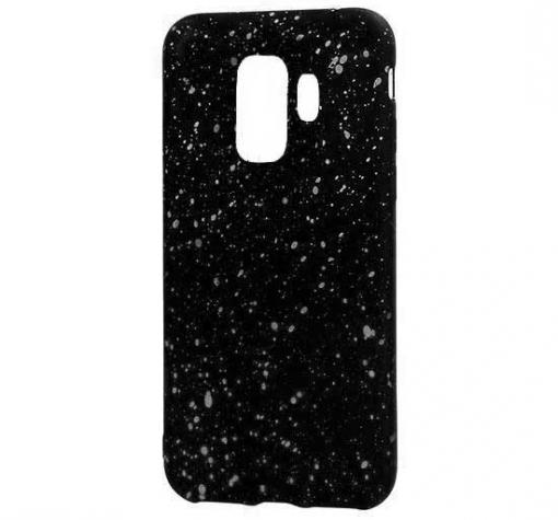 Луксозен силиконов калъф / гръб / TPU за Samsung J6 2018 - метеор / бяло