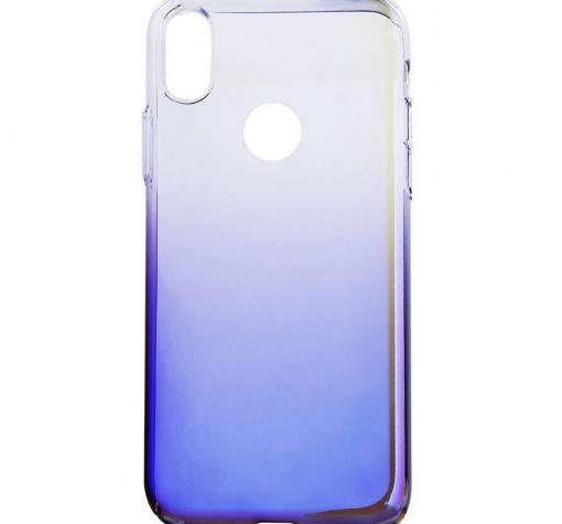 Силиконов калъф / гръб / TPU Ombre Case за Xiaomi Mi 8 - преливащ / златисто и сиво