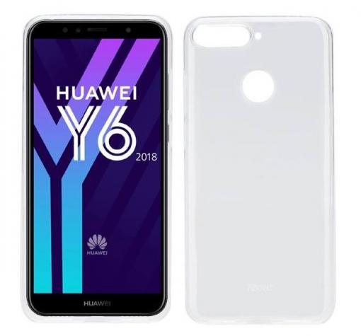 Луксозен силиконов калъф / гръб / TPU Roar All Day за Huawei Y6 2018 / Honor 7A - прозрачен