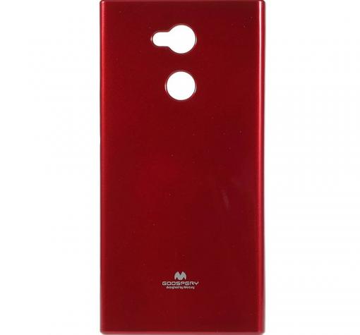 Луксозен силиконов калъф / гръб / TPU Mercury GOOSPERY Jelly Case за Sony Xperia XA2 Ultra - червен