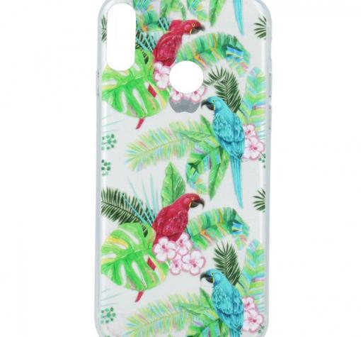 Силиконов калъф / гръб / TPU за Huawei P20 Lite - цветен / папагал