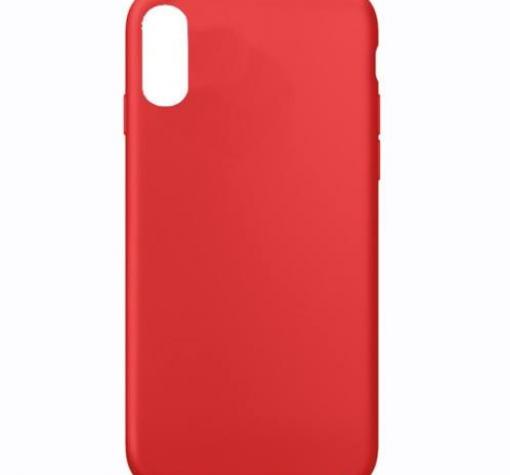 Луксозен гръб Silicone Case за Apple iPhone X / iPhone XS - червен