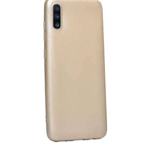 Силиконов калъф / гръб / TPU за Huawei P Smart Pro 2019 - златист / мат