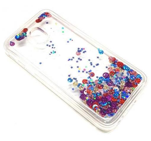Луксозен твърд гръб 3D за Samsung J5 2017 J530 - прозрачен / брокат / цветен