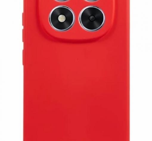 Силиконов калъф / кейс / Nano TPU за Xiaomi Redmi Note 14 Pro - червен гръб със защита за камерата
