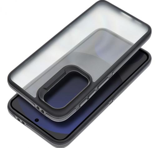 Луксозен гръб / кейс / Simple Case за Xiaomi Redmi Note 14 5G - черен / прозрачен мат