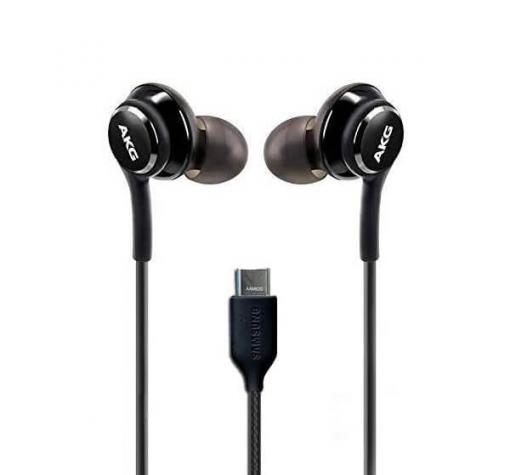 Оригинални стерео слушалки AKG / handsfree / за Samsung Note 10 Plus N975 - черни