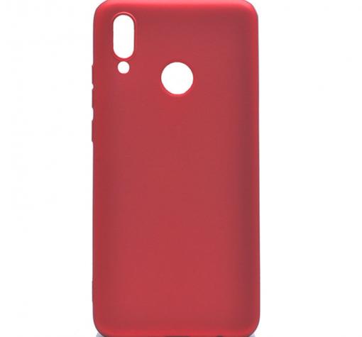 Силиконов калъф / гръб / TPU за Huawei P Smart Z / Y9 Prime 2019 - червен / мат