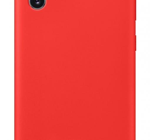 Силиконов калъф / гръб / TPU за Samsung Note 10 Plus N975 - червен / мат