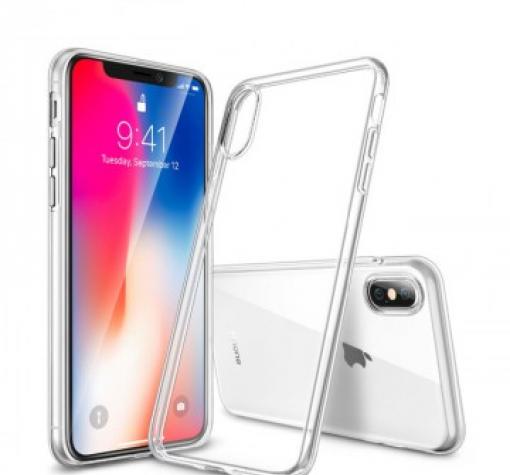 Луксозен твърд гръб за Apple iPhone X - прозрачен