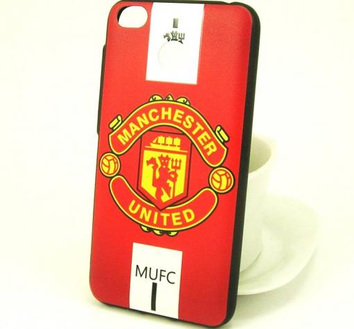 Луксозен твърд гръб за Xiaomi Redmi 4X - червен / Manchester United