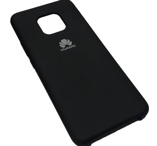 Оригинален гръб Silicone Cover за Huawei Mate 20 Pro - черен
