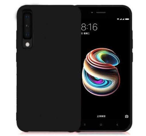 Луксозен гръб за Samsung A7 2018 A750F - черен