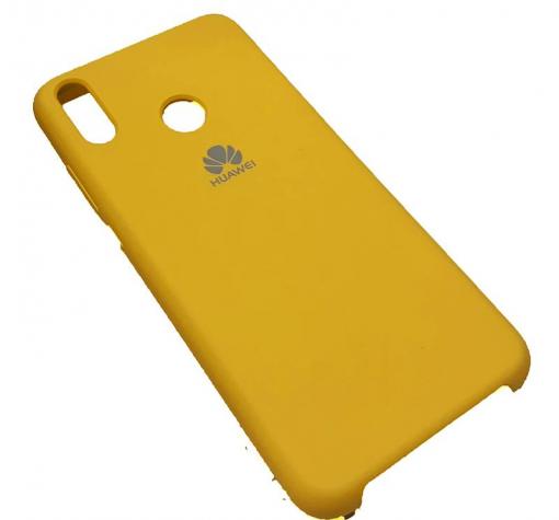 Оригинален гръб Silicone Cover за Huawei Honor 8X - жълт