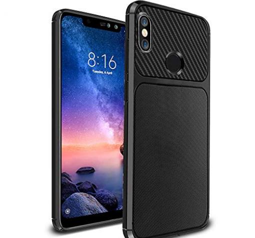 Силиконов калъф / гръб / TPU Hybrid за Xiaomi Redmi Note 5 / Note 5 Pro - черен / Ferilinso Carbon