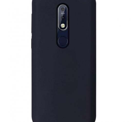 Силиконов калъф / гръб / TPU за Nokia 4.2 - черен / мат