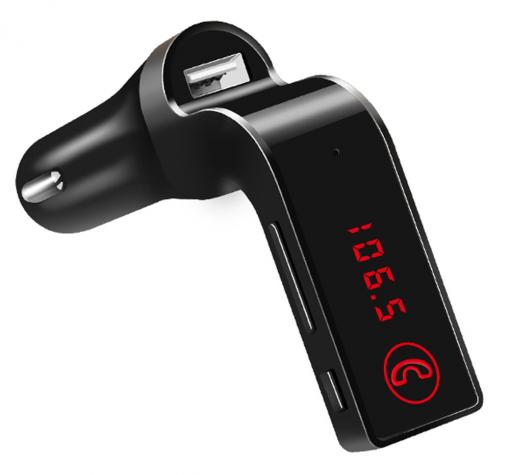 MP3 FM Bluetooth Тransmiter 9-Eleven 1USB / FM Bluetooth трансмитер за кола - черен