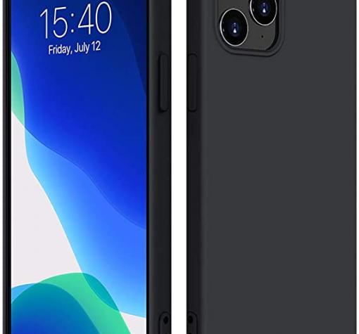 Силиконов калъф / гръб / TPU за Apple iPhone 12 Mini 5.4'' - черен / мат