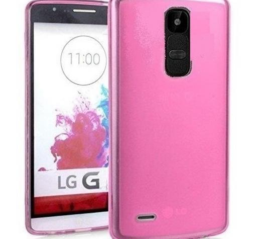 Силиконов калъф / гръб / TPU за LG K10 2017 - розов / мат