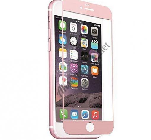 3D full cover Tempered glass screen protector Remax Apple iPhone 7 / Извит стъклен скрийн протектор Remax за Apple iPhone 7 - Rose Gold
