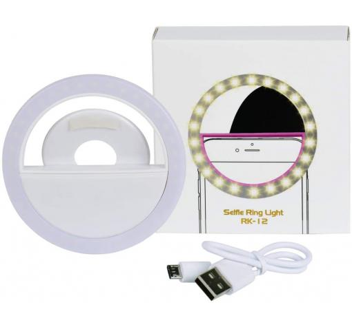 Селфи ринг осветление RK-12 / Selfie Light Led Ring