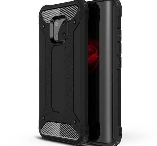 Силиконов гръб TPU Spigen Hybrid с твърда част за Huawei Mate 20 - черен