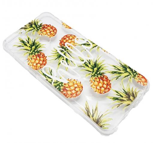 Силиконов калъф / гръб / TPU за Huawei P Smart - прозрачен / summer pineapple