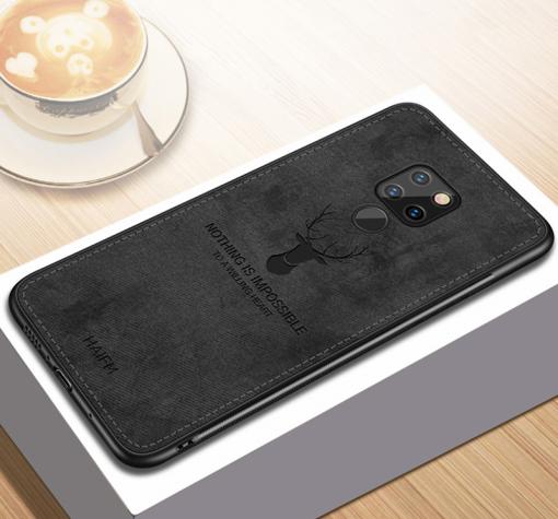Луксозен гръб Deer за Huawei Mate 20 - черен