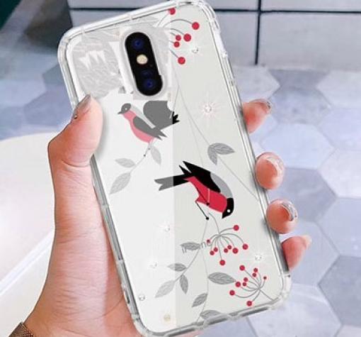 Силиконов калъф / гръб / TPU за Huawei Mate 20 Lite - прозрачен / птички / 2