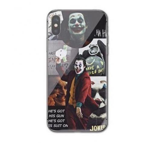 Луксозен стъклен твърд гръб за Samsung A50/A30s/A50s - Joker
