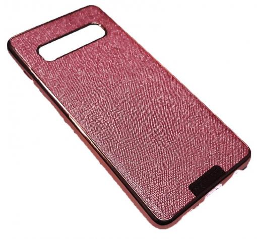 Луксозен силиконов калъф / гръб / TPU NX Case за Samsung S10 - розов