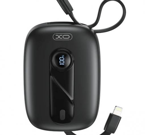 Универсална външна батерия XO-PR246 / PD 20W / + Lightning(iPhone) + Type-C 10000mAh / Universal Power Bank XO-PR246 / PD 20W / + Lightning(iPhone) + Type-C 10000mAh - черна