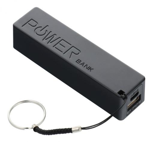 Универсална външна батерия Power Bank PERFUME 2600 mAh / Universal Power Bank PERFUME 2600 mAh - черна