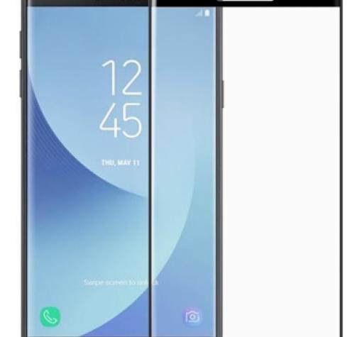Удароустойчив протектор Full Cover / Nano Flexible Screen Protector с лепило по цялата повърхност за дисплей на Samsung J5 2017 J530 - черен