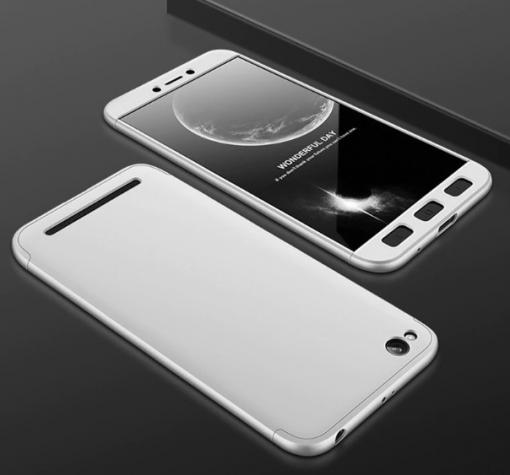 Твърд гръб Magic Skin 360° FULL за Xiaomi Redmi 5A - сребрист