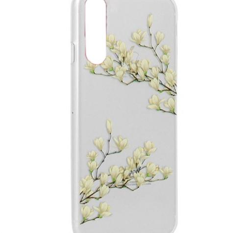 Луксозен силиконов калъф / гръб / TPU за Huawei P30 - прозрачен / Magnolia