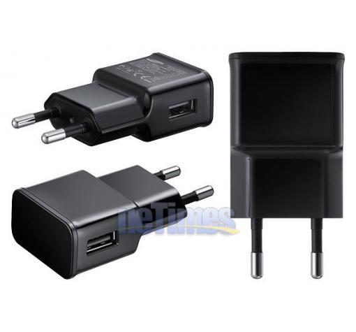 Универсално зарядно устройство 100-240V / 50-60Hz / 5V - 2A за Samsung, Apple, Sony, LG, HTC, Nokia, Microsoft, Lenovo и други - черен цвят