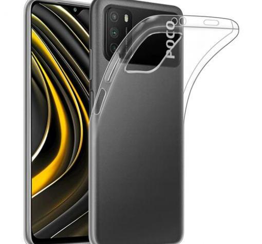 Силиконов калъф / гръб / TPU за Xiaomi Poco M3 - прозрачен