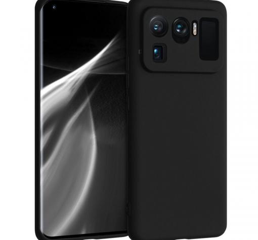 Силиконов калъф / гръб / TPU за Xiaomi Mi 11 Ultra - черен / мат