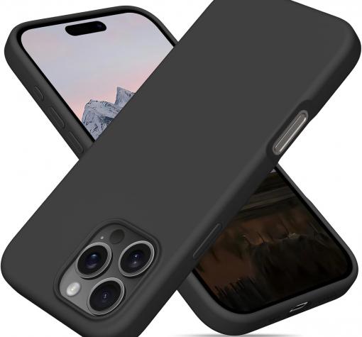 Силиконов калъф / кейс / Nano TPU за Apple iPhone 16 Pro Max (6.9) - черен гръб със защита за камерата