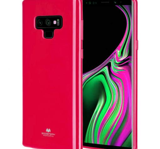 Луксозен силиконов калъф / гръб / TPU Mercury GOOSPERY Jelly Case за Samsung Note 9 - розов
